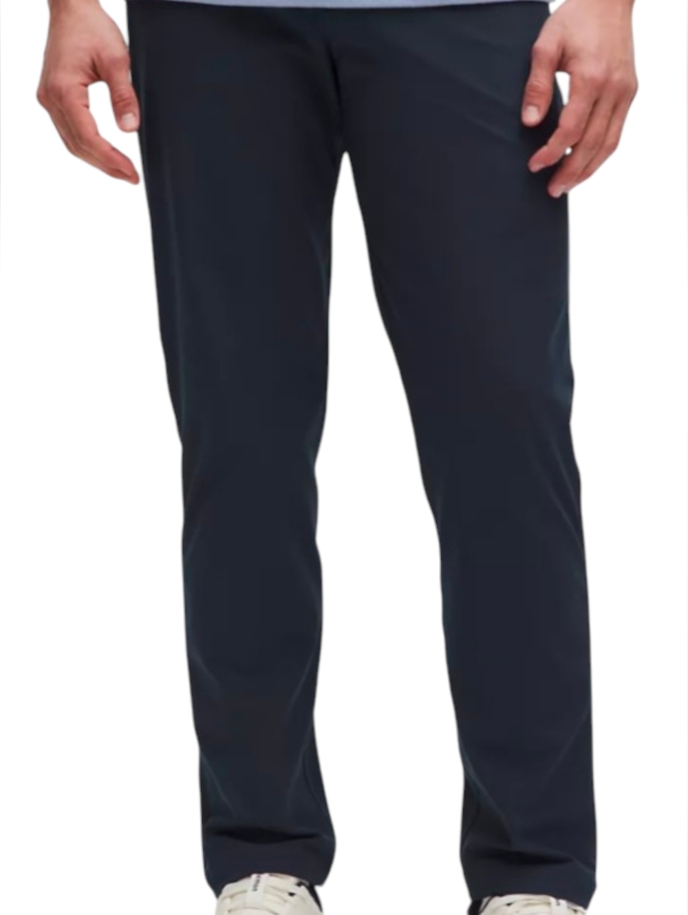 Lululemon Athletica ABC Warpstreme Navy Blue Casual Chino Pants Golf Size 36x30